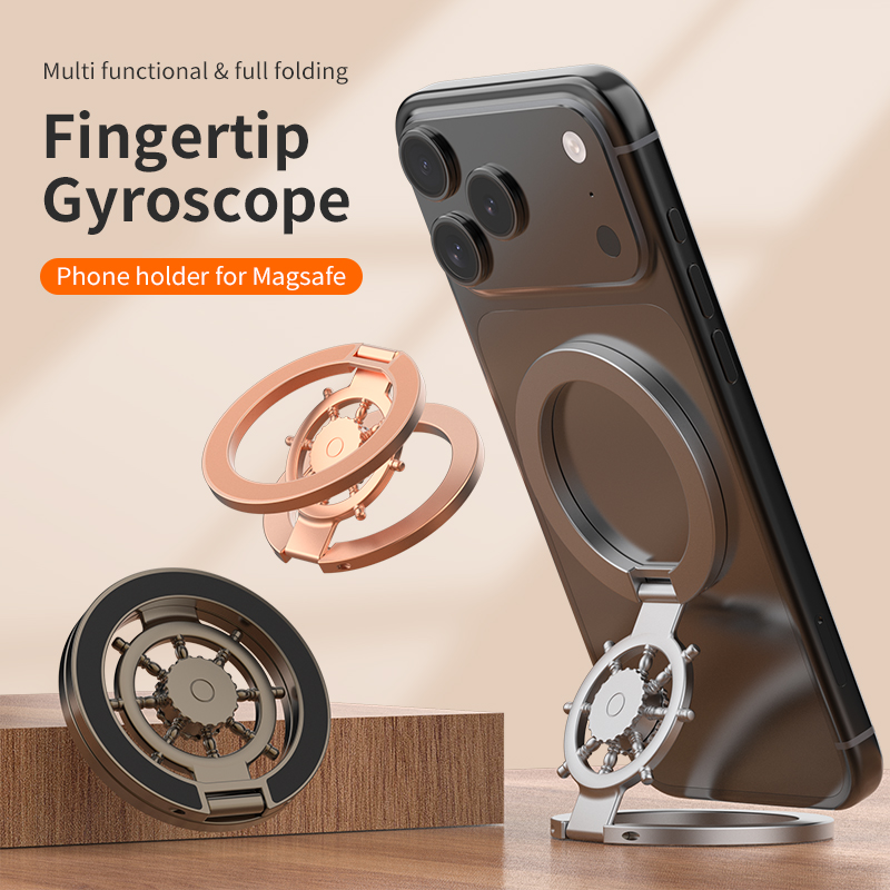 Desk Accessories - Soporte magnético para teléfono con anillo,