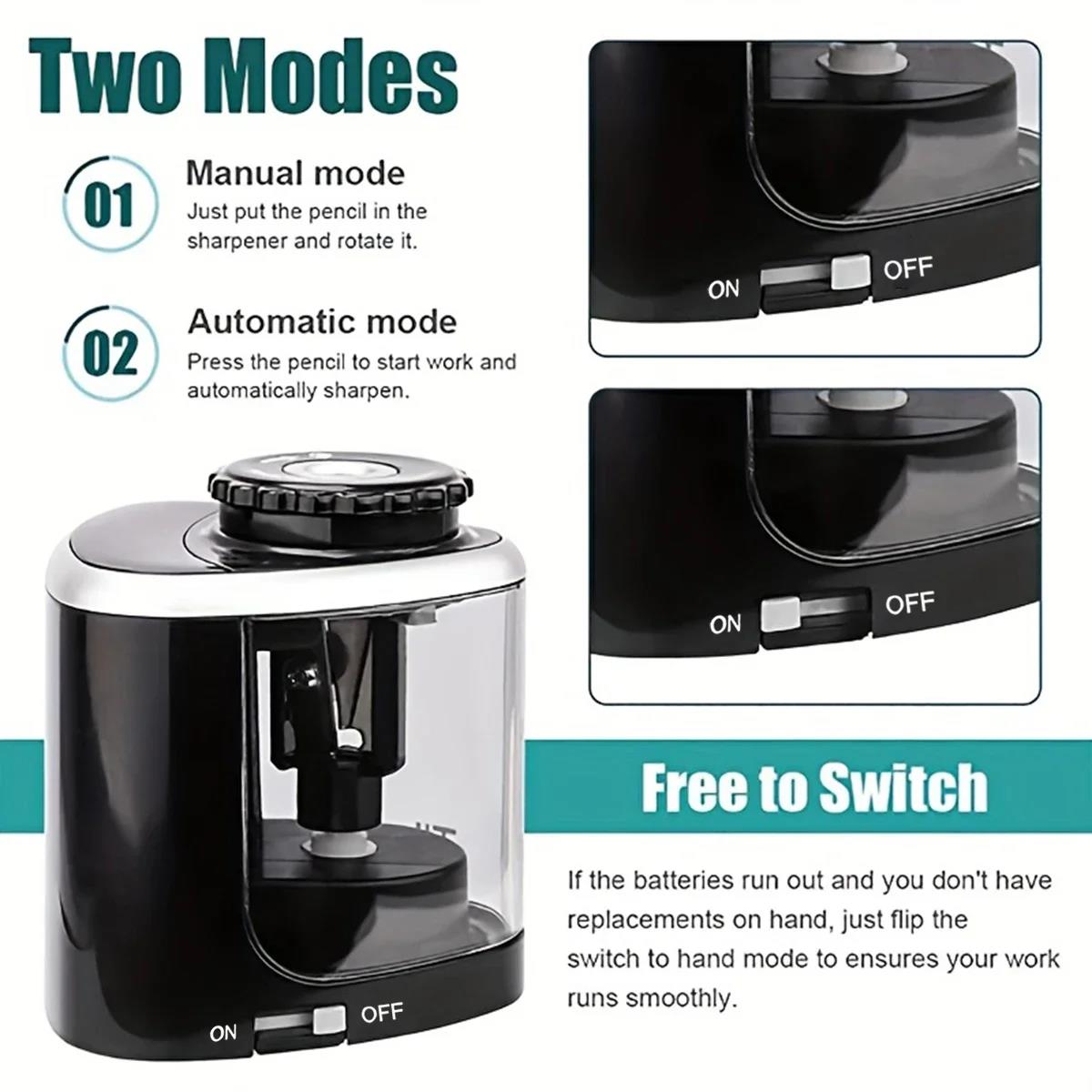 Sacapuntas automático de escri - Electric Pencil Sharpener Usb reseña y precio