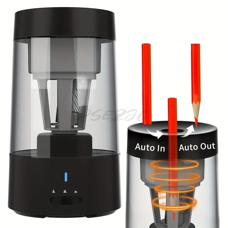 Sacapuntas eléctrico portátil, - Electric Pencil Sharpener Usb reseña y precio